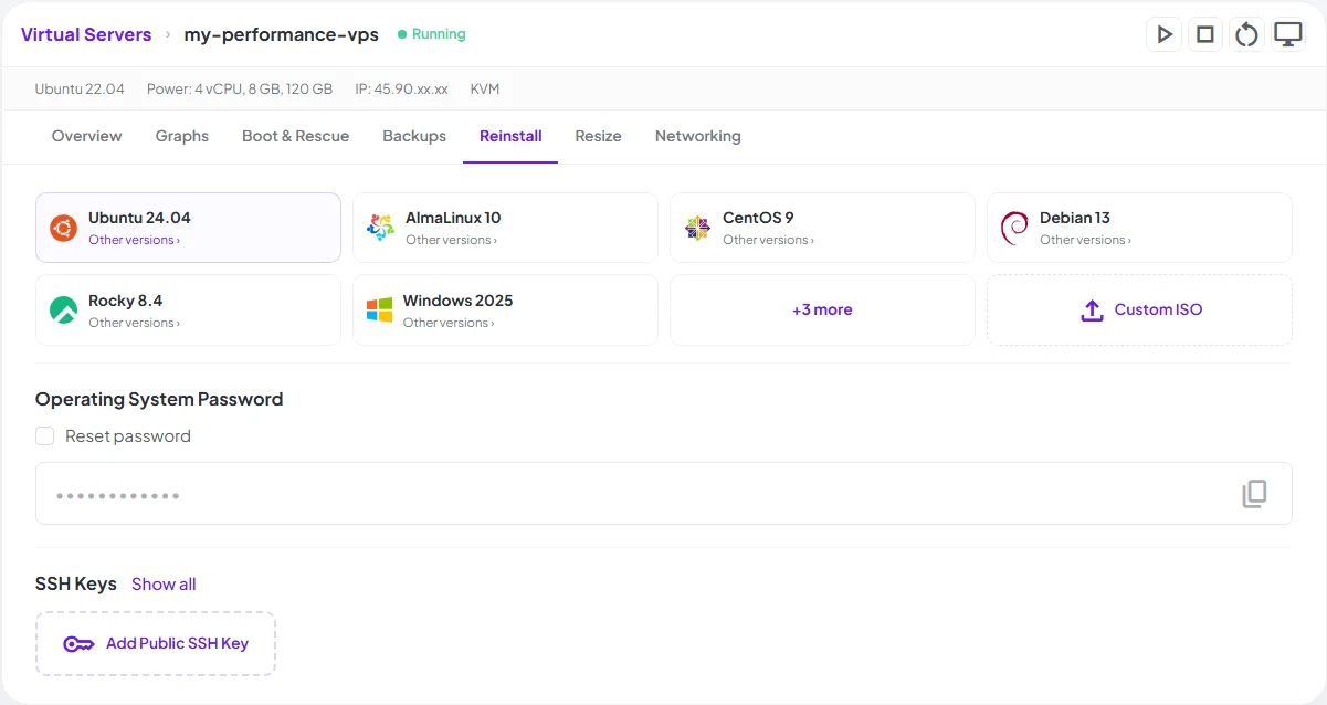 VPS Control Panel â€” manage your server from a single dashboard